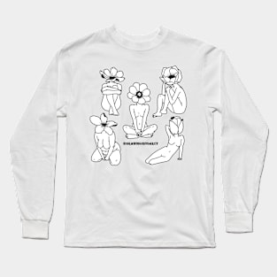 Flower Lady Pack Long Sleeve T-Shirt